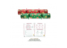 9" Sendid Star Red/Green Mixed Box Cracker